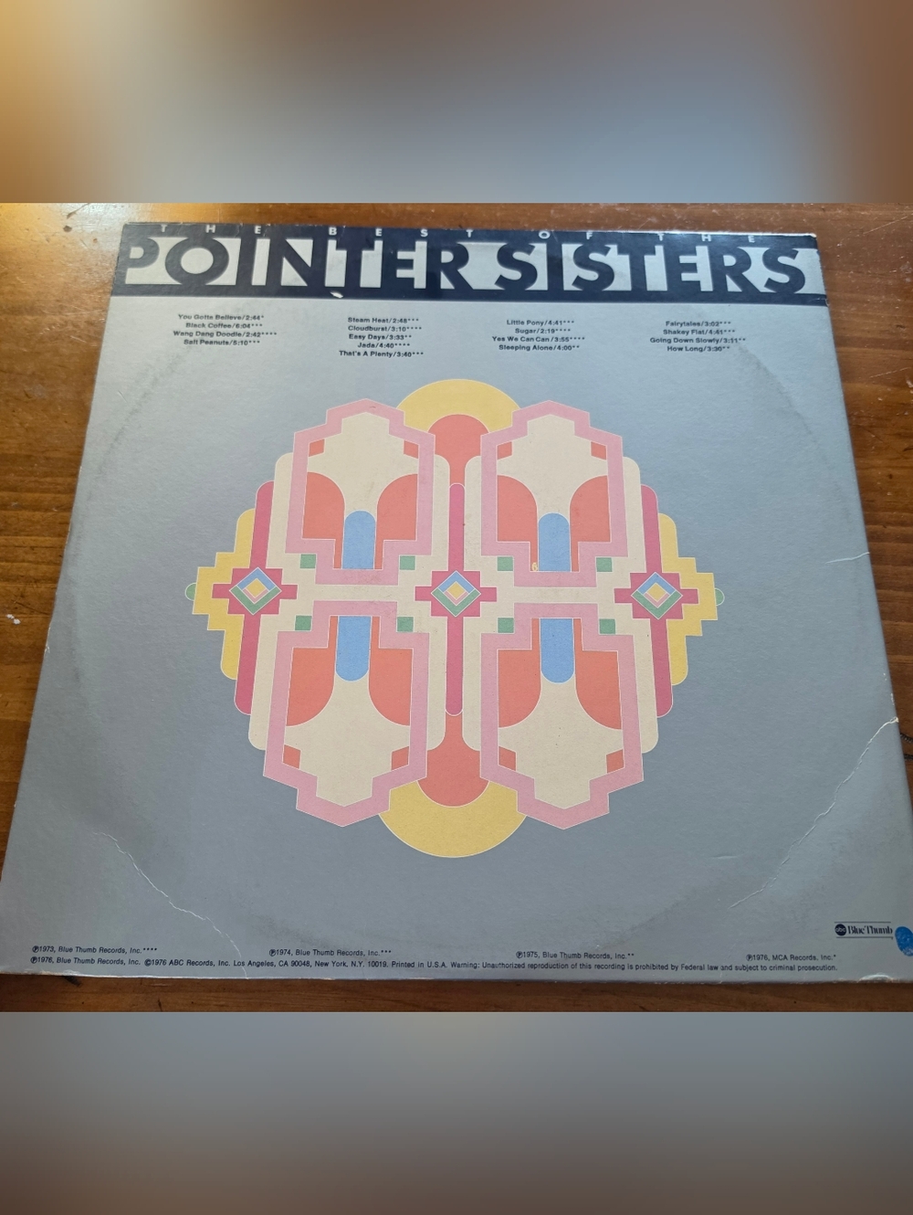 Pointer Sisters "The Best of the Point Sisters"1976,2LP set,Jazz ,Funk Vinyls